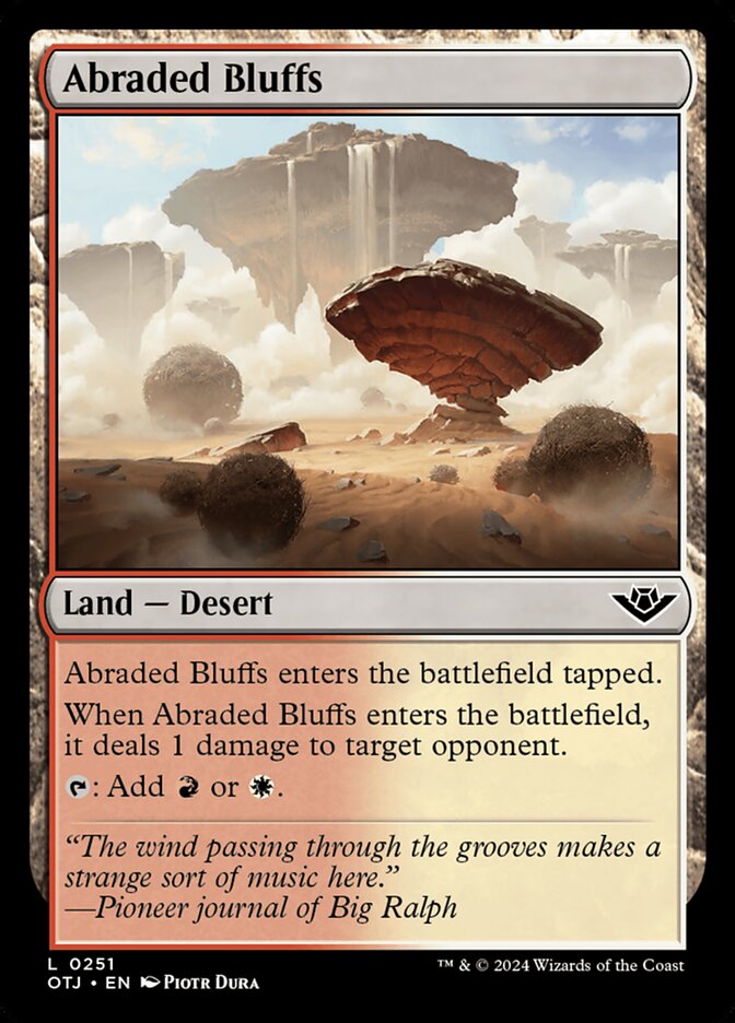 Abraded Bluffs [OTJ #251]