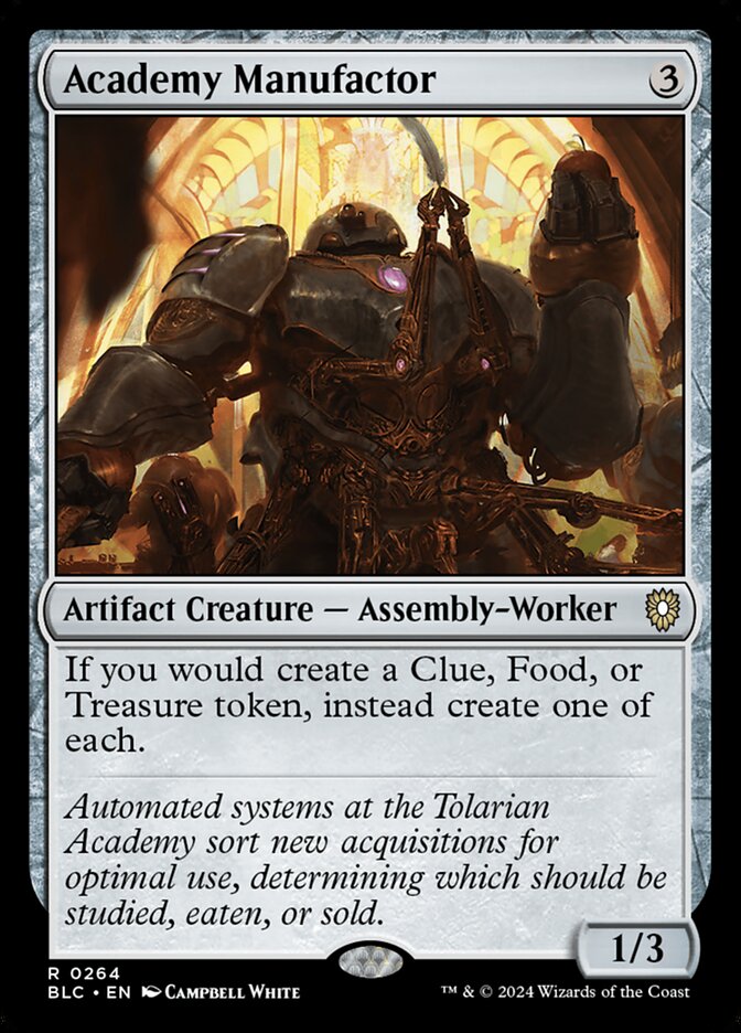 Academy Manufactor [BLC #264]