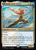 Aang, Swift Savior // Aang and La, Ocean's Fury [TLA #204] (Foil)