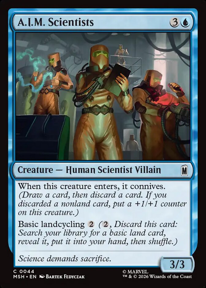 A.I.M. Scientists [MSH #44] (Foil)