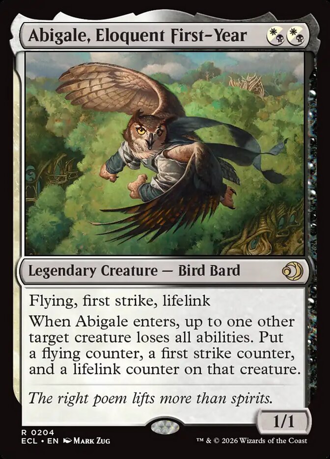 Abigale, Eloquent First-Year [ECL #204] (Foil)