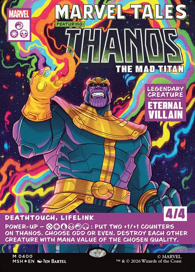 Thanos, the Mad Titan [MSH #400] (Foil)