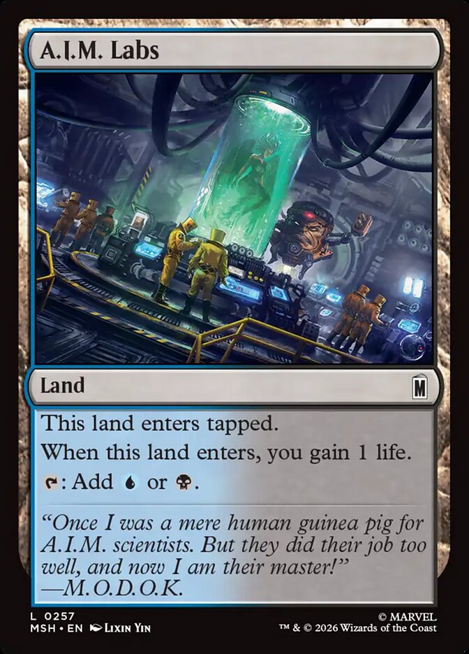 A.I.M. Labs [MSH #257] (Foil)