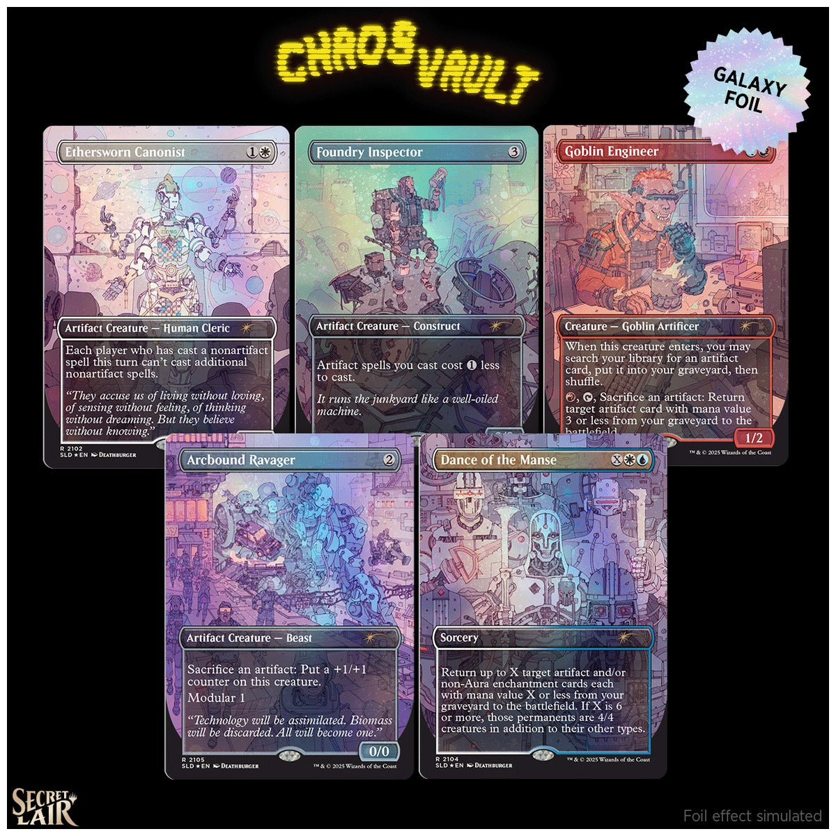 Featuring: deathburger - Galaxy foil edition